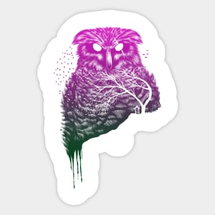 Autumn owl' Sticker